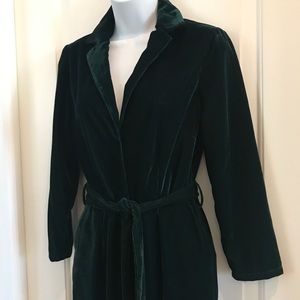 New Look Green Velvet Jumpsuit
